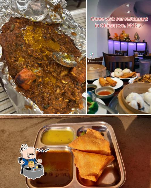 Food at Supreme Restaurant