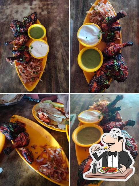 Tandoori chicken at Ambrocias restaurant