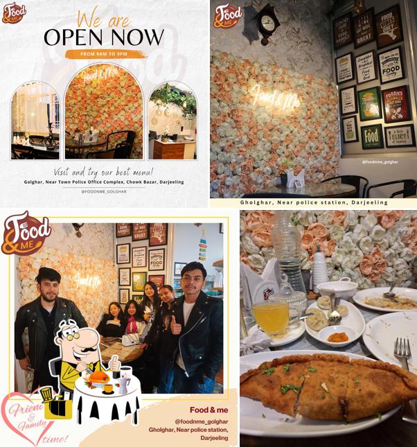 Food at FOOD & ME, GOLGHAR, DARJEELING