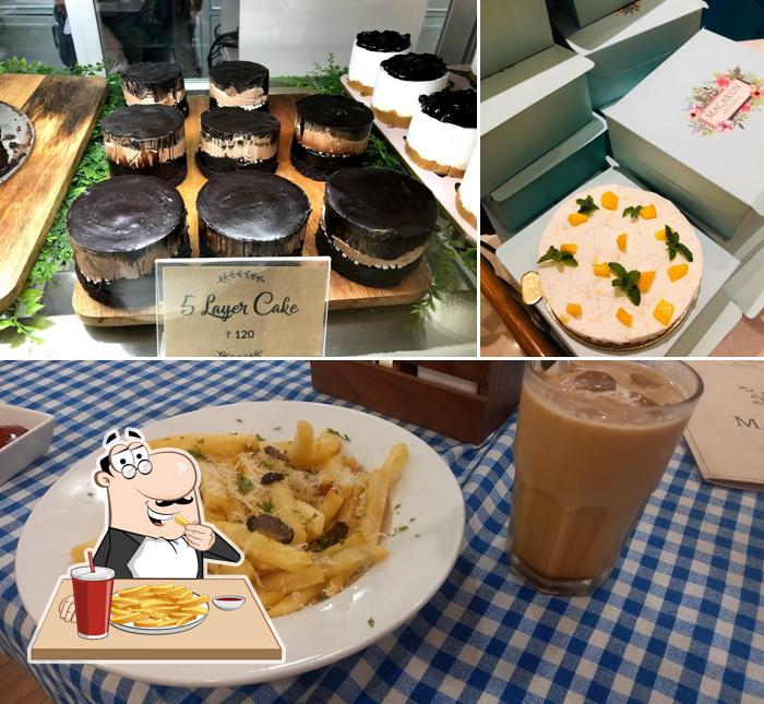 French fries at Macaron Patisserie