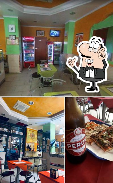 Gli interni di Myster Pizza Roma