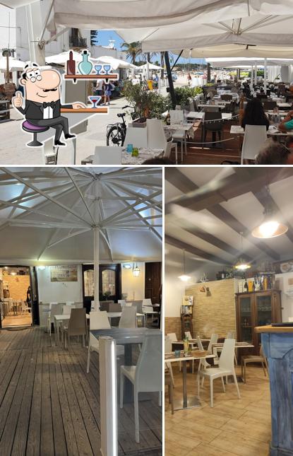 Gli interni di Trattoria da Mariella