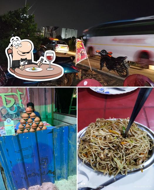 The restaurant's food and exterior