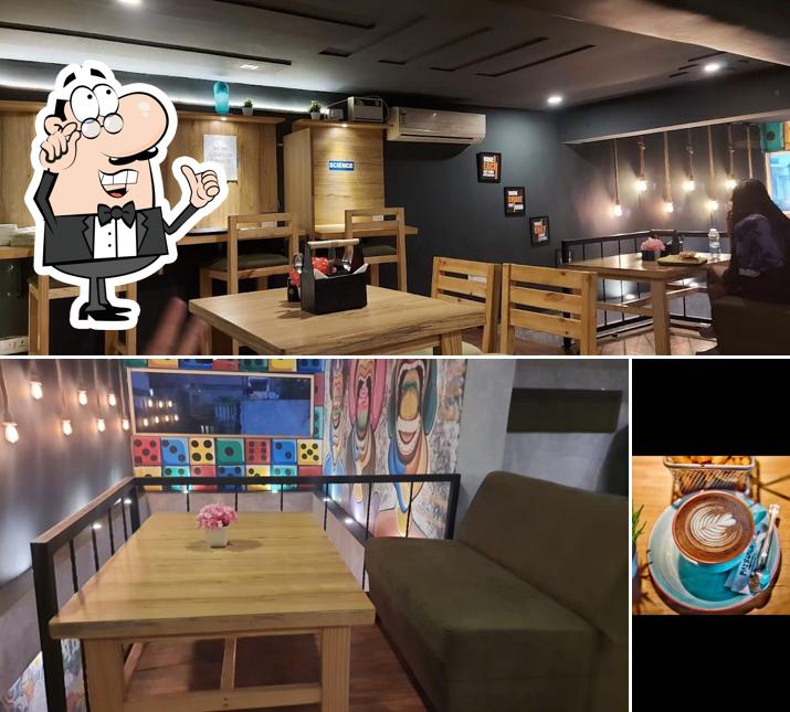 The interior of Pathsala Café Goa