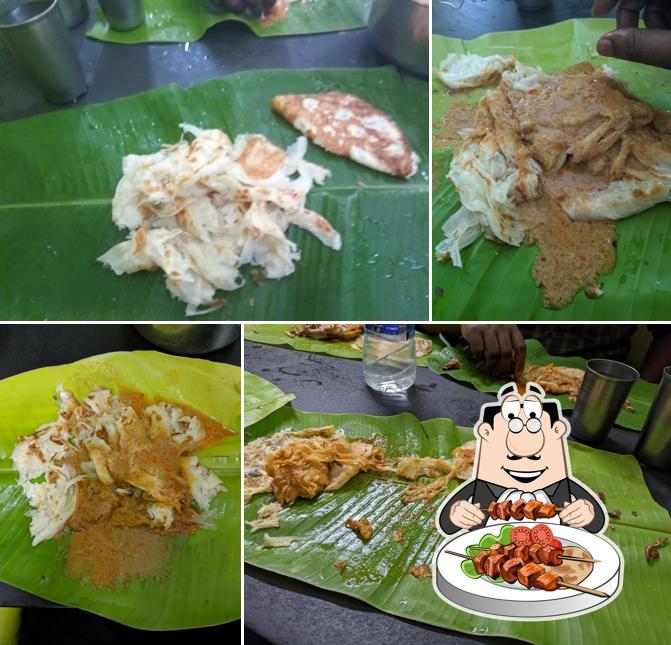 Food at Rahamad Parotta Stall