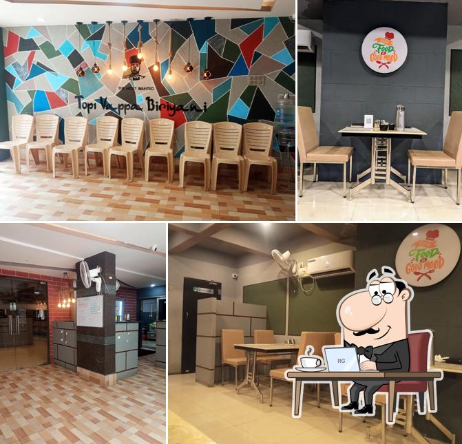 The interior of TOPI VAPPA BIRIYANI RAJAPALAYAM BRANCH
