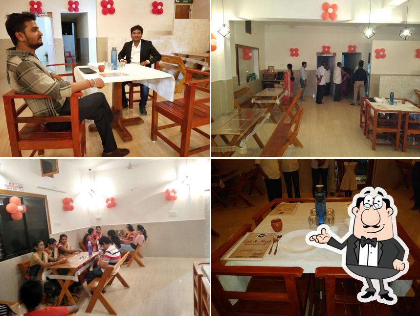 The interior of Eat & Meet Family Restaurant