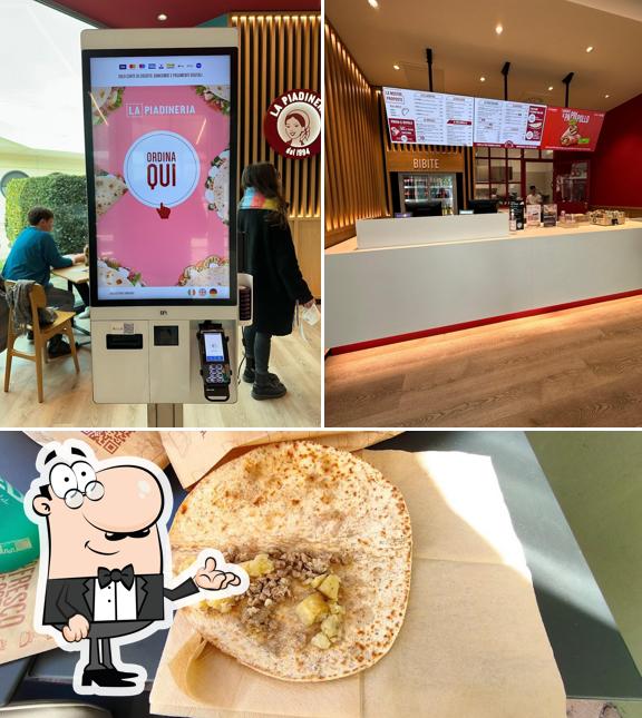La Piadineria si caratterizza per la interni e cibo