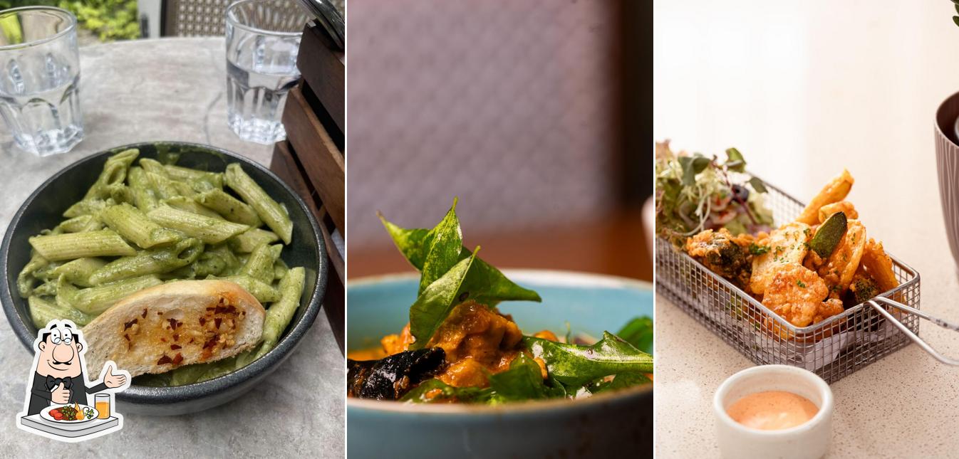 Food at Cafe Cove Garden by The Mayflower