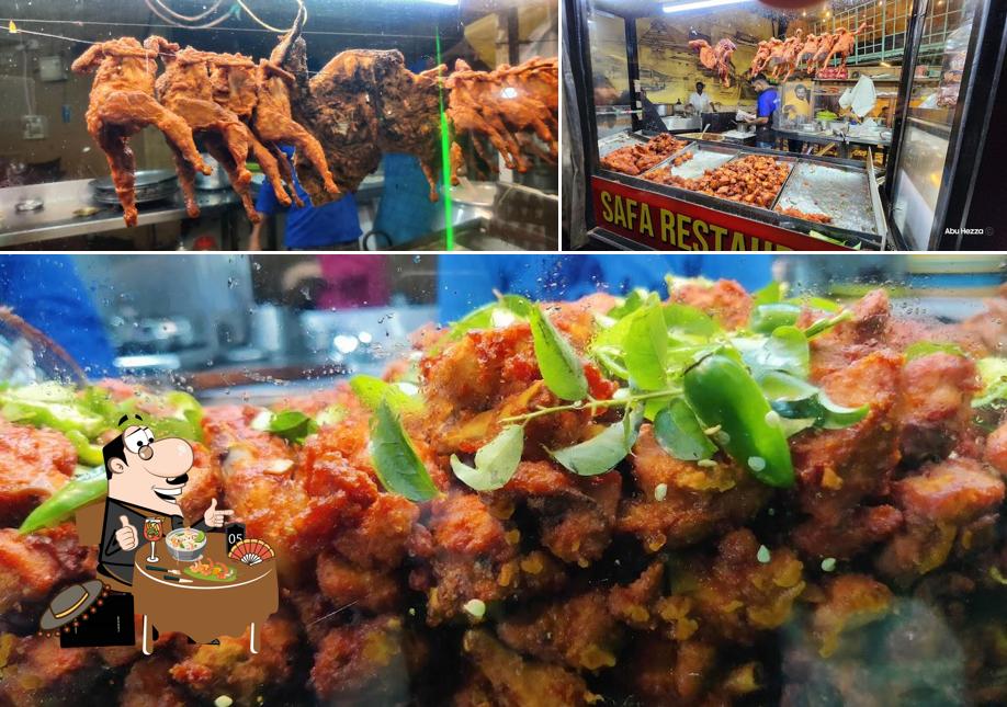 Food at Safa restaurant