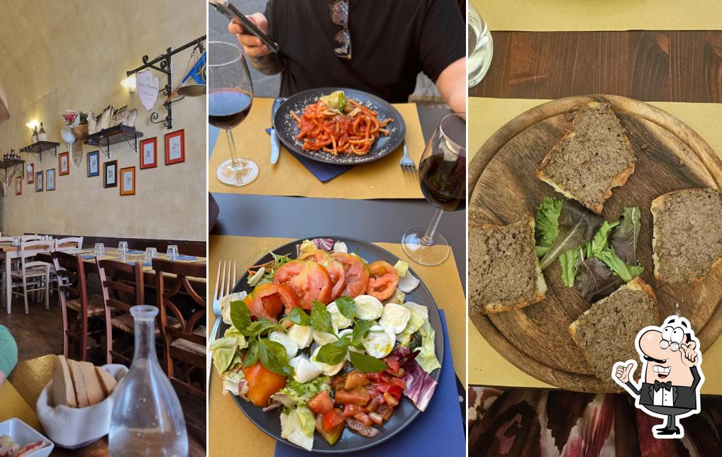 Gli interni di Sira e Remino - L'Osteria a Siena