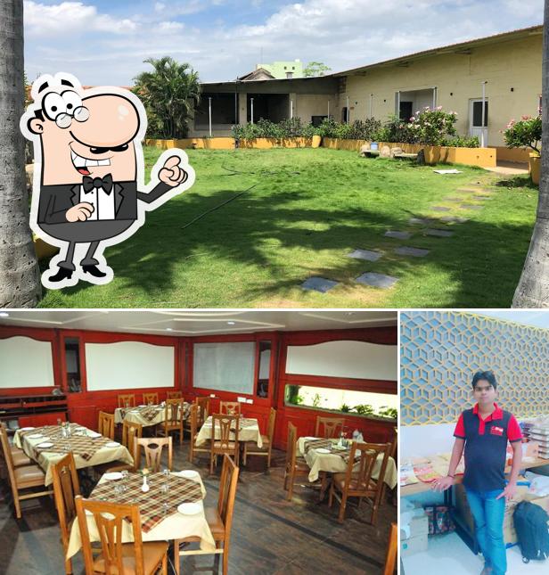 Enjoy the view outside The Oasis Restaurant