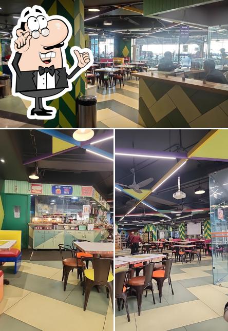 The interior of Food Court Restaurant