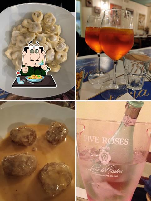 Cibo al Hostaria Sante Vincenzi Bologna