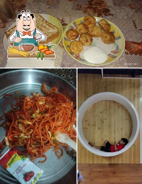 Spaghetti bolognese at Mini Nepal Momos