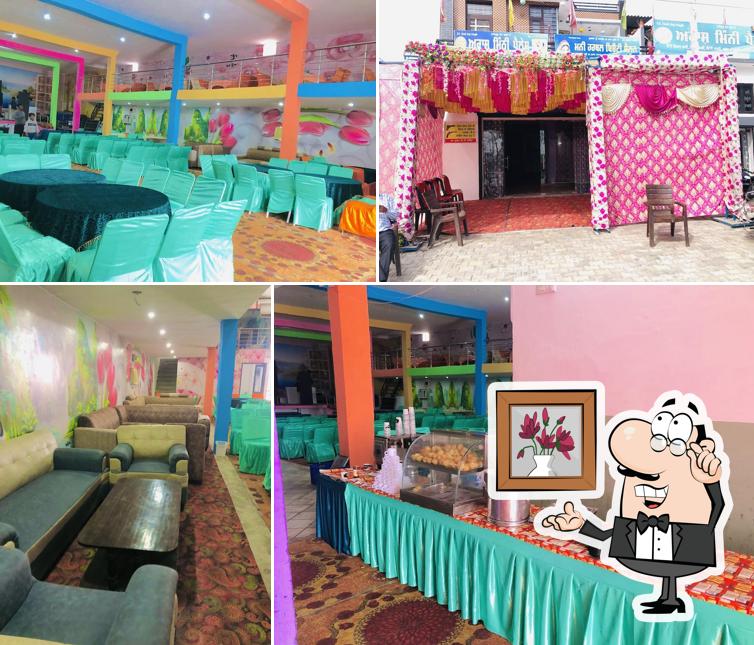 The interior of Akash restaurant