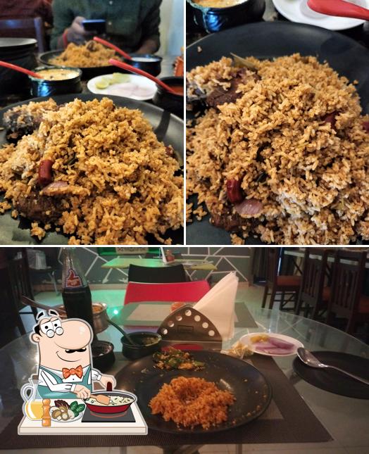 Fried rice at Kshatriya Inn