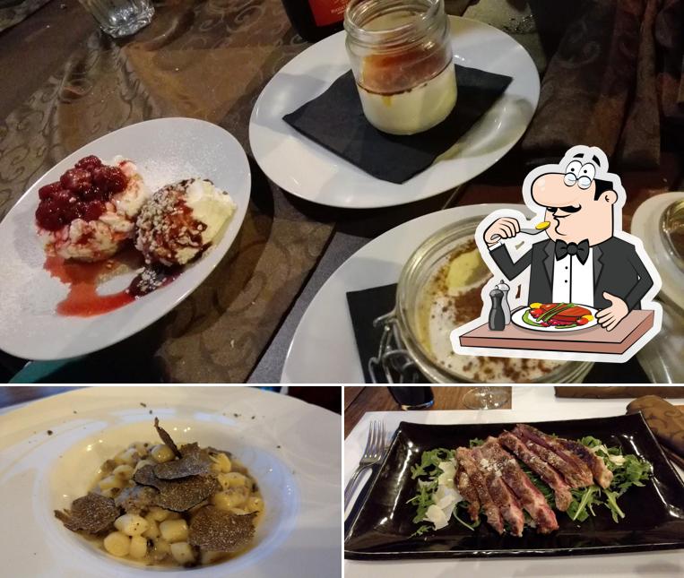 Platti al L'Antica Osteria di Montone