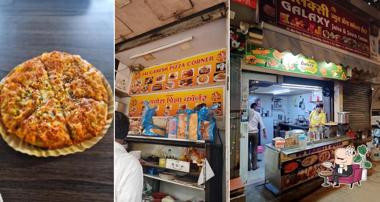 The interior of Jai Ganesh Pizza Corner