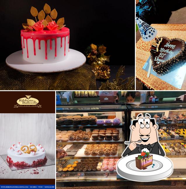 Chocolate cake at Ribbons and Balloons - Kundapur