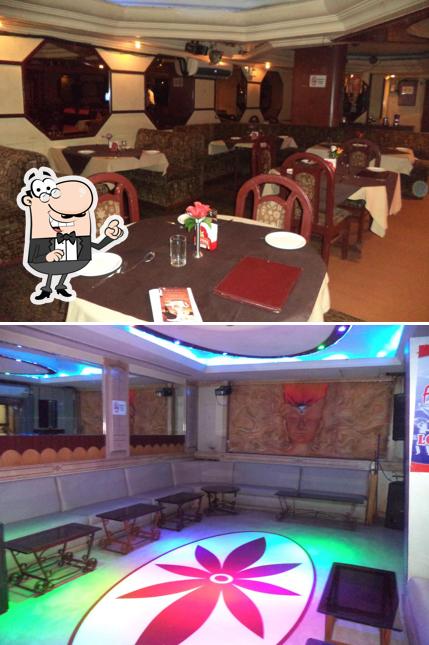 The interior of Dakshin Restaurant