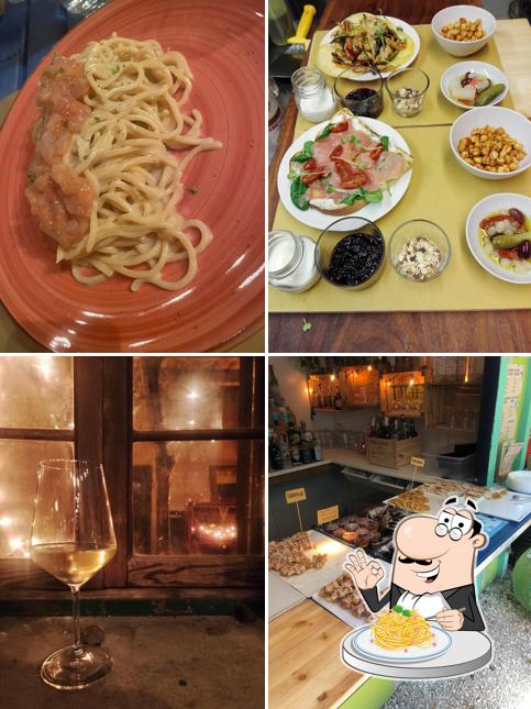 Spaghetti alla carbonara al Il Chiosco