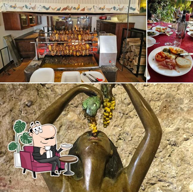 Gli interni di Antica Osteria di Via Brandolini