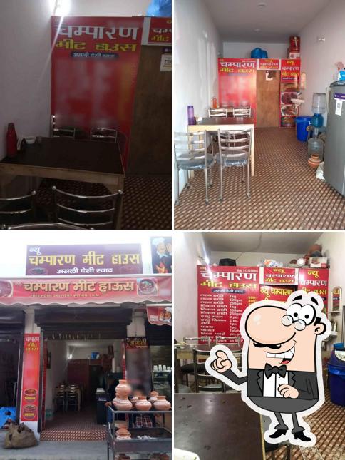 The interior of New Champaran Meat House