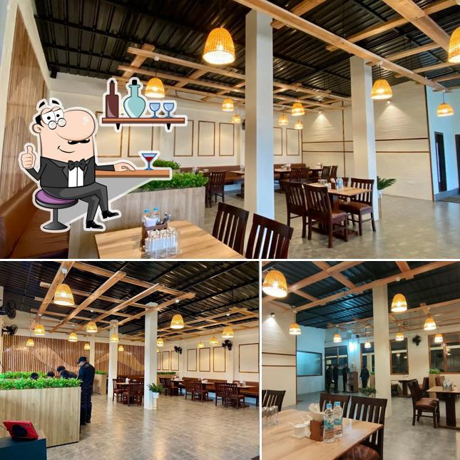 The interior of One11 Restaurant