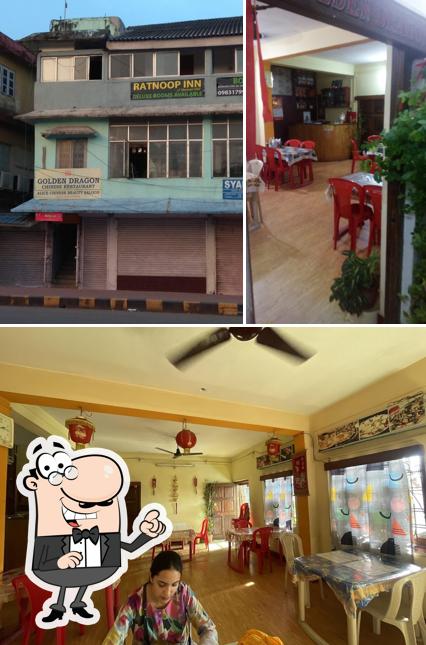 The interior of Golden Dragon Chinese Restaurant