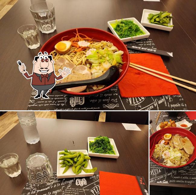 Platti al Ristorante Tokyo Ramen