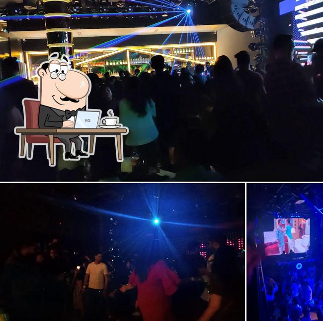 The interior of G Club