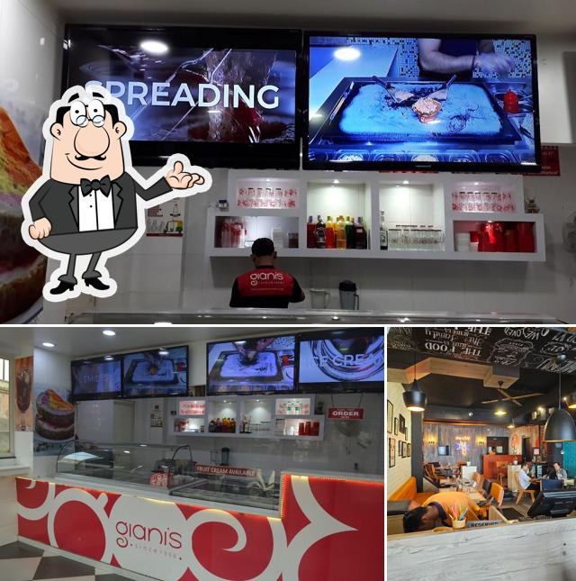 Check out how Giani's Ice Cream looks inside