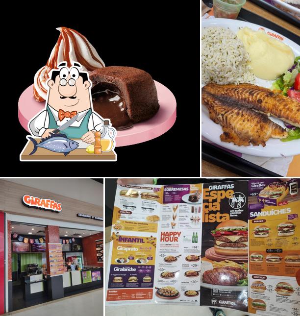 Salmão grelhado em Giraffas Mangabeira Shopping