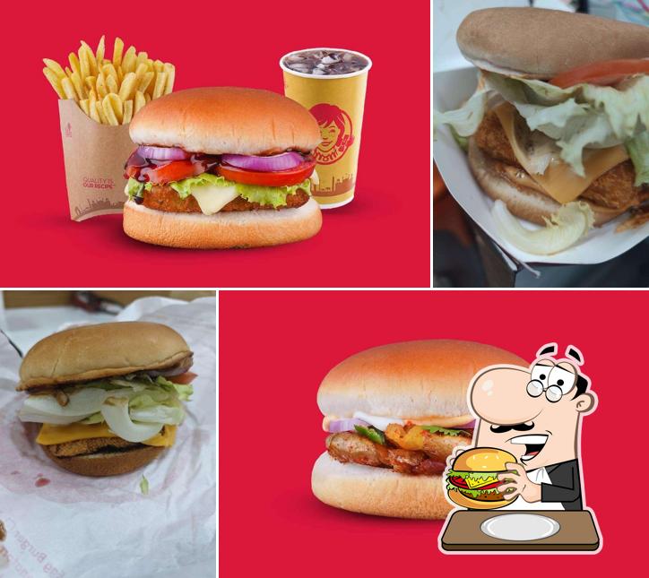 Try out a burger at Wendy’s