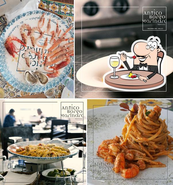 Platti al CONTROCORRENTE -Taverna di Mare- di Marmoreo Bartolomeo Antico borgo marinaro