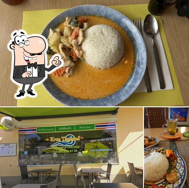 La immagine della interni e tavolo da pranzo di Krua Thailand Restaurant & Take Away