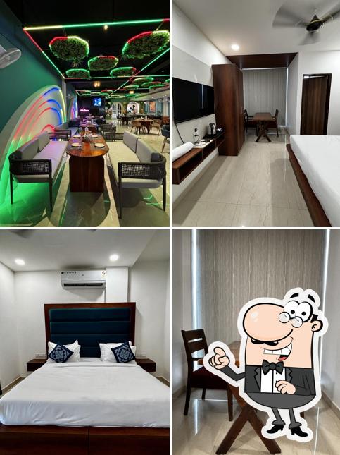 The interior of Hotel urban classic