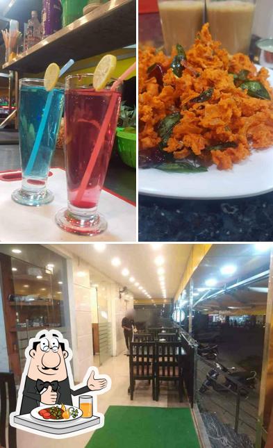 Among different things one can find food and interior at Mayura