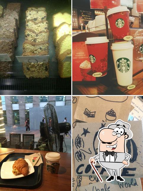 You can get some fresh air outside Starbucks