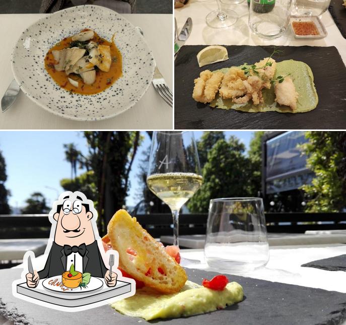 La foto di cibo e vino da Locanda '81