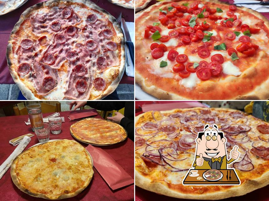 A Pizzeria Ristorante Stella d'Oro, puoi prenderti una bella pizza
