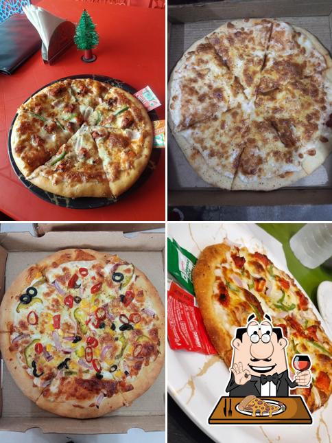 Order different kinds of pizza