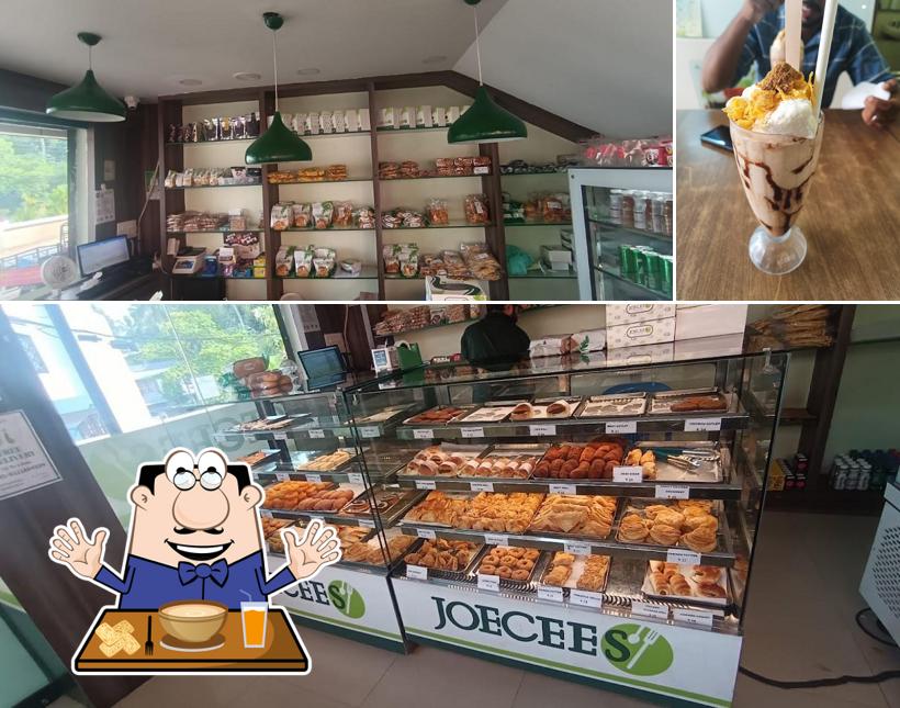 Among various things one can find food and interior at JOECEES BAKERS Kuttapuzha