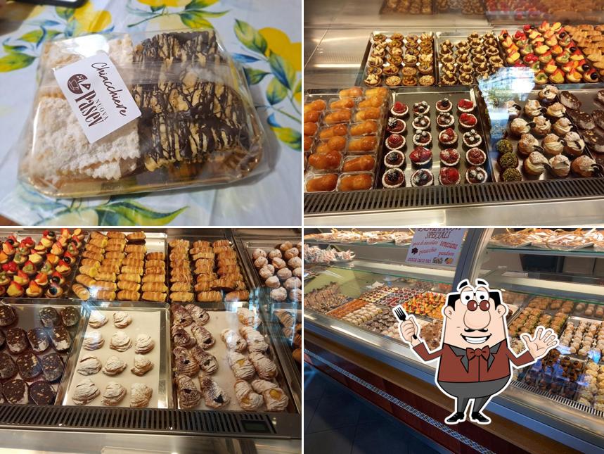 Platti al Pasticceria Nuova Pasev