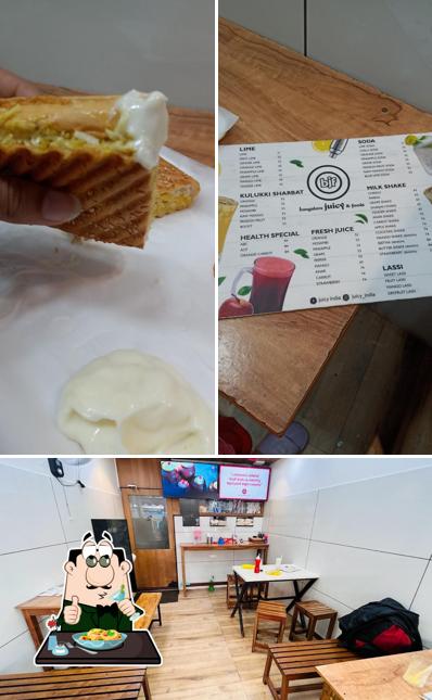 The restaurant's food and interior