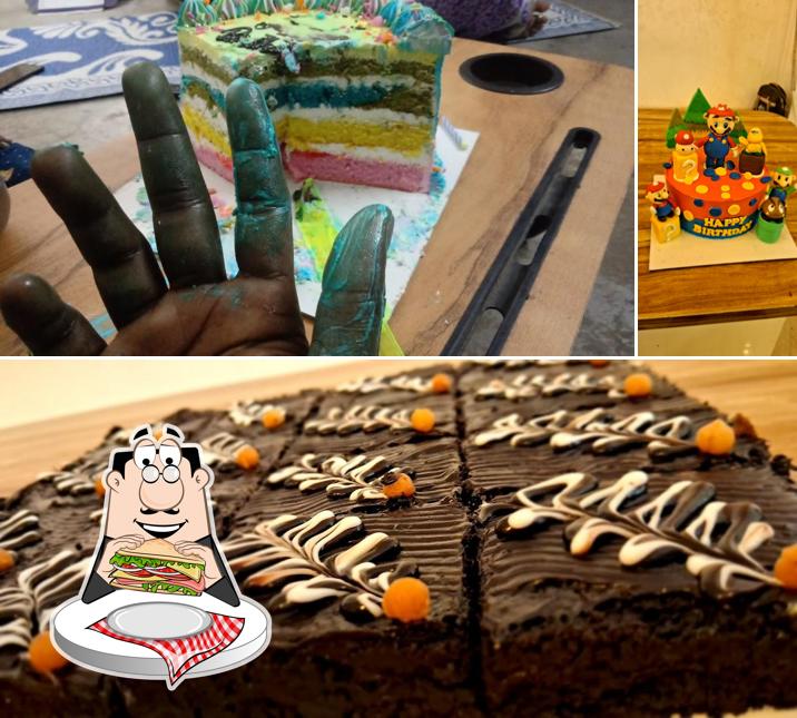 Club sandwich at Saba Cafe