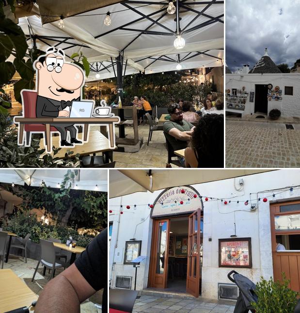 Gli interni di Bistrot pizzeria