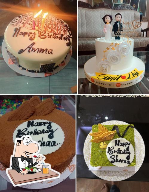 Food at Cake Hut petta