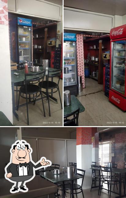 The interior of Malhar Misal House